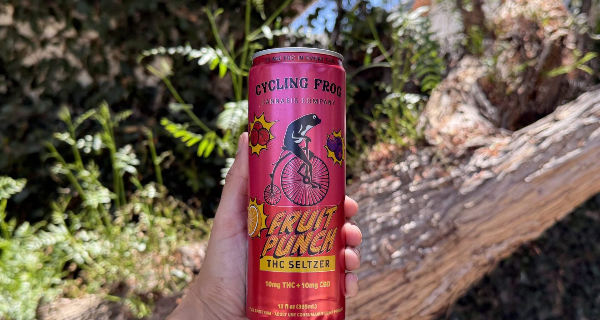 This THC Fruit Punch Seltzer is like Alcohol-Free Jungle Juice (That Gets You High)