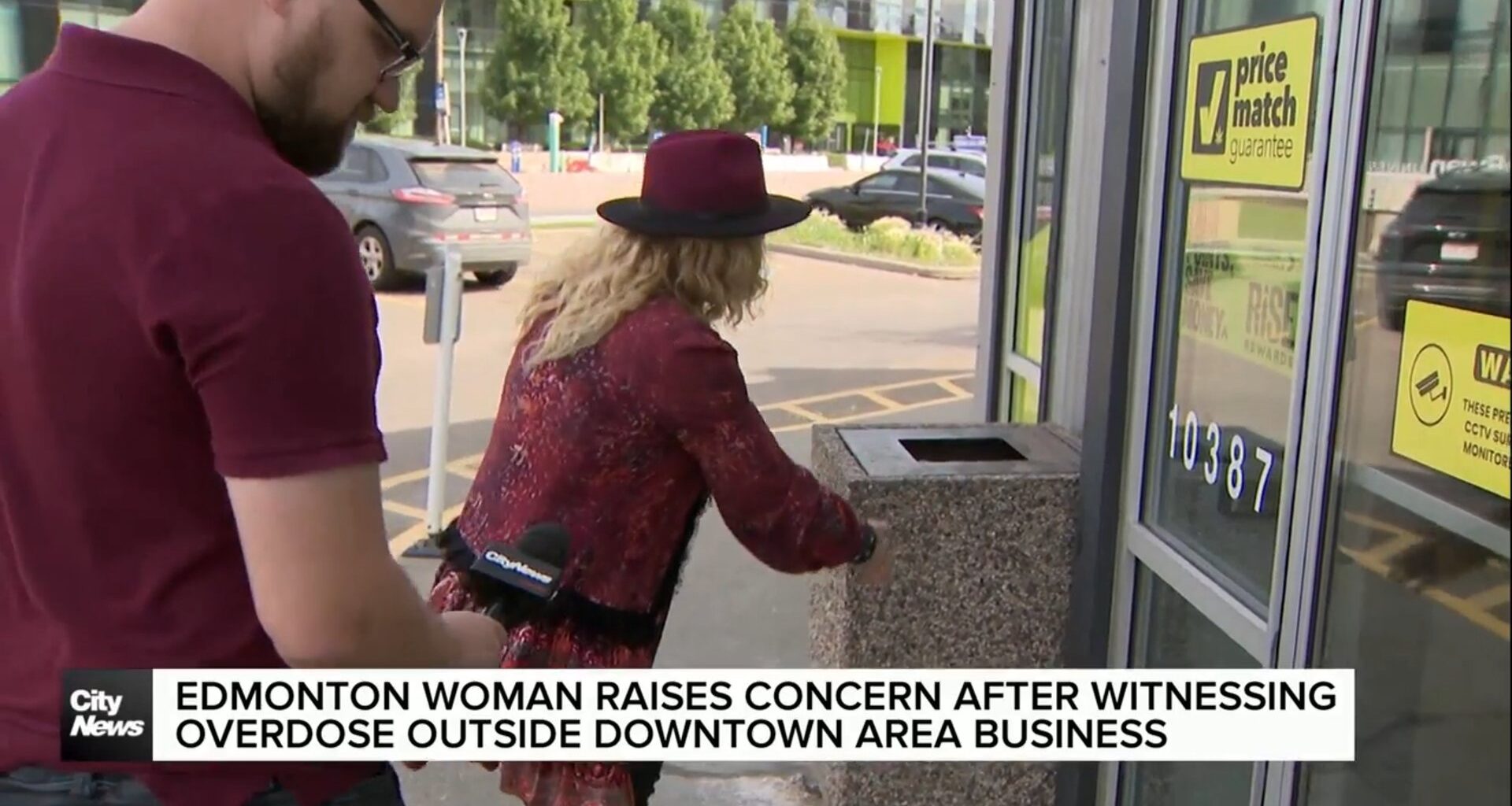 Edmonton woman concerned after witnessing overdose outside downtown area business