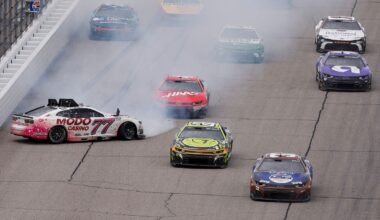 Kyle Larson thinks Carson Hocevar spun out at New Hampshire on purpose
