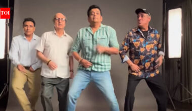 Khosla Ka Ghosla 2: Anupam Kher, Boman Irani recreate Ravi Kishan’s viral dance step as he joins ‘Khosla Ka Ghosla 2’ cast: 'Ma Bratharrr' | Hindi Movie News