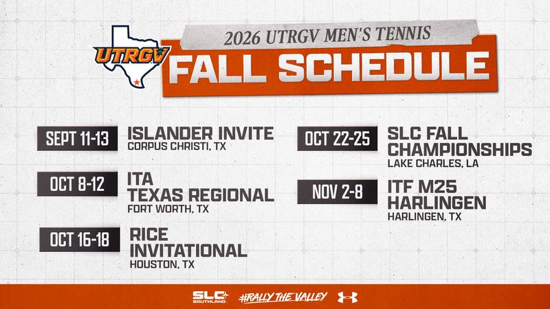 Men’s Tennis Announces Fall Slate