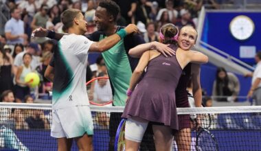 Bencic, Cobolli beat spouses Svitolina, Monfils to reach US Open mixed doubles final
