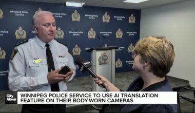 Winnipeg police to use AI translation feature on their body-worn cameras