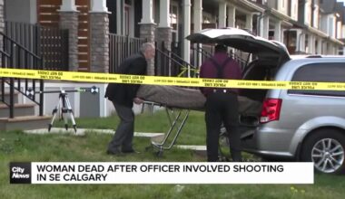 Woman dead after officer involved shooting in SE Calgary