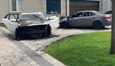 Police investigating suspected arson after car at Liberal MP's home torched