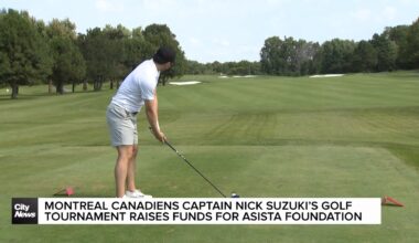 Montreal Canadiens’ Nick Suzuki holds golf tournament for Asista