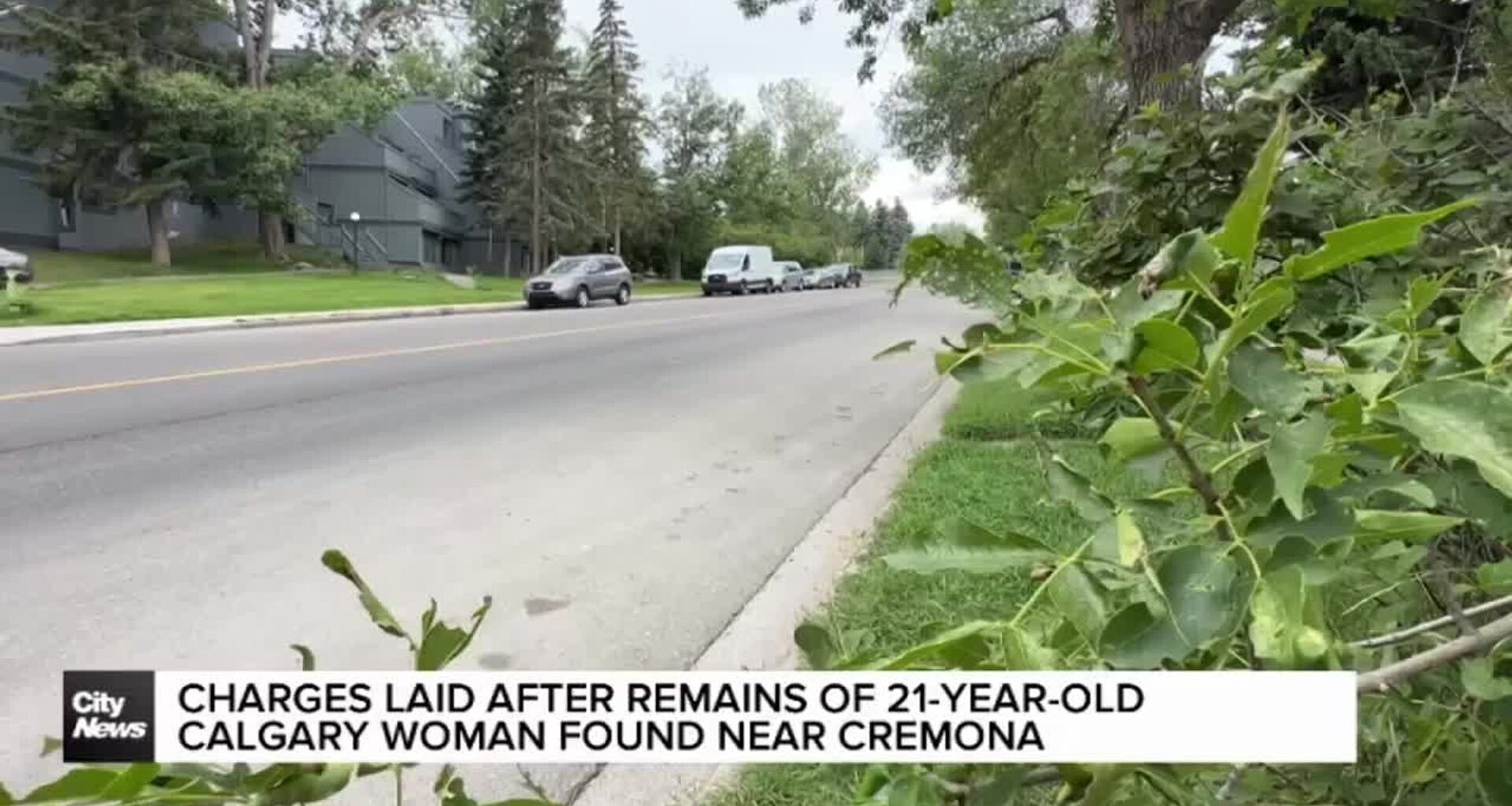 Charges laid after remains of 21-year-old Calgary woman found near Cremona