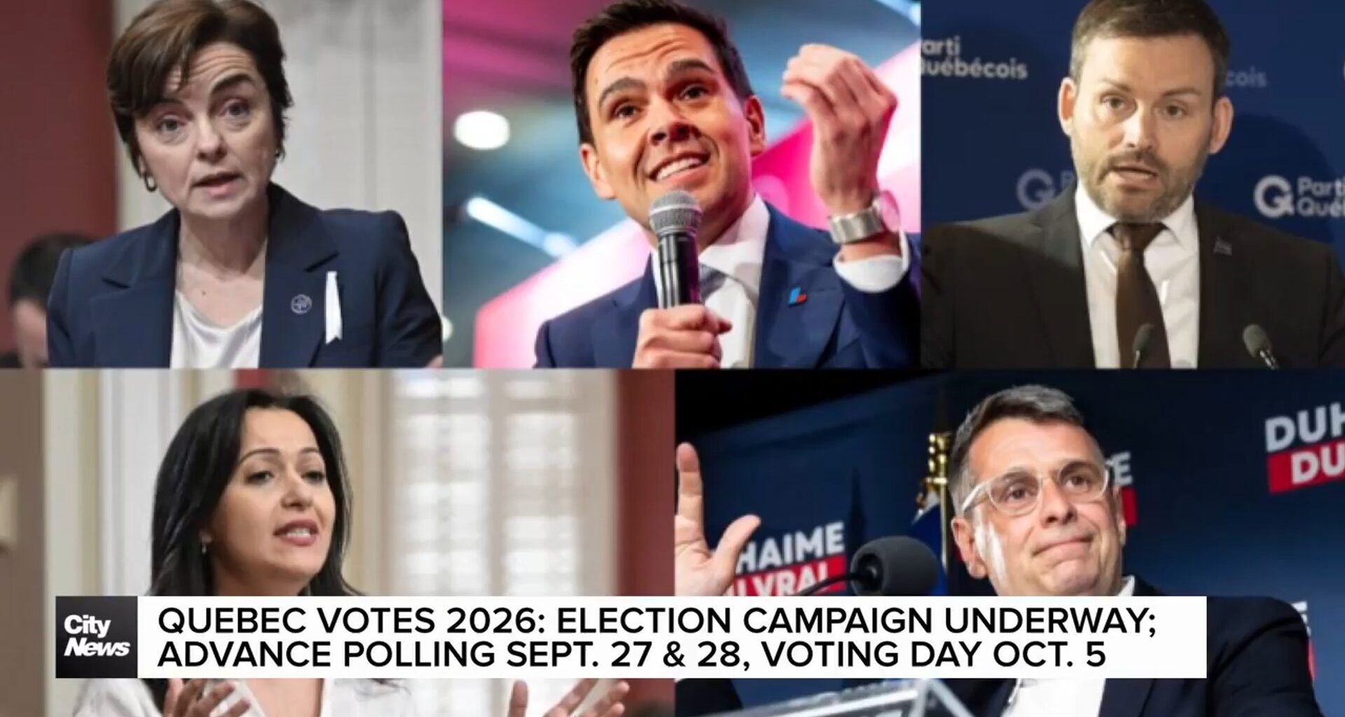 Quebec votes 2026: election officially underway, race to Oct. 5
