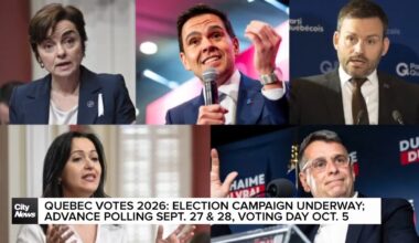 Quebec votes 2026: election officially underway, race to Oct. 5