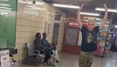 Mike Myers danced in a Toronto subway station. Commuters were unfazed