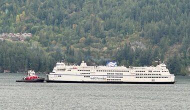 Propeller shaft problem prompts ferry cancellations on Sunshine Coast route