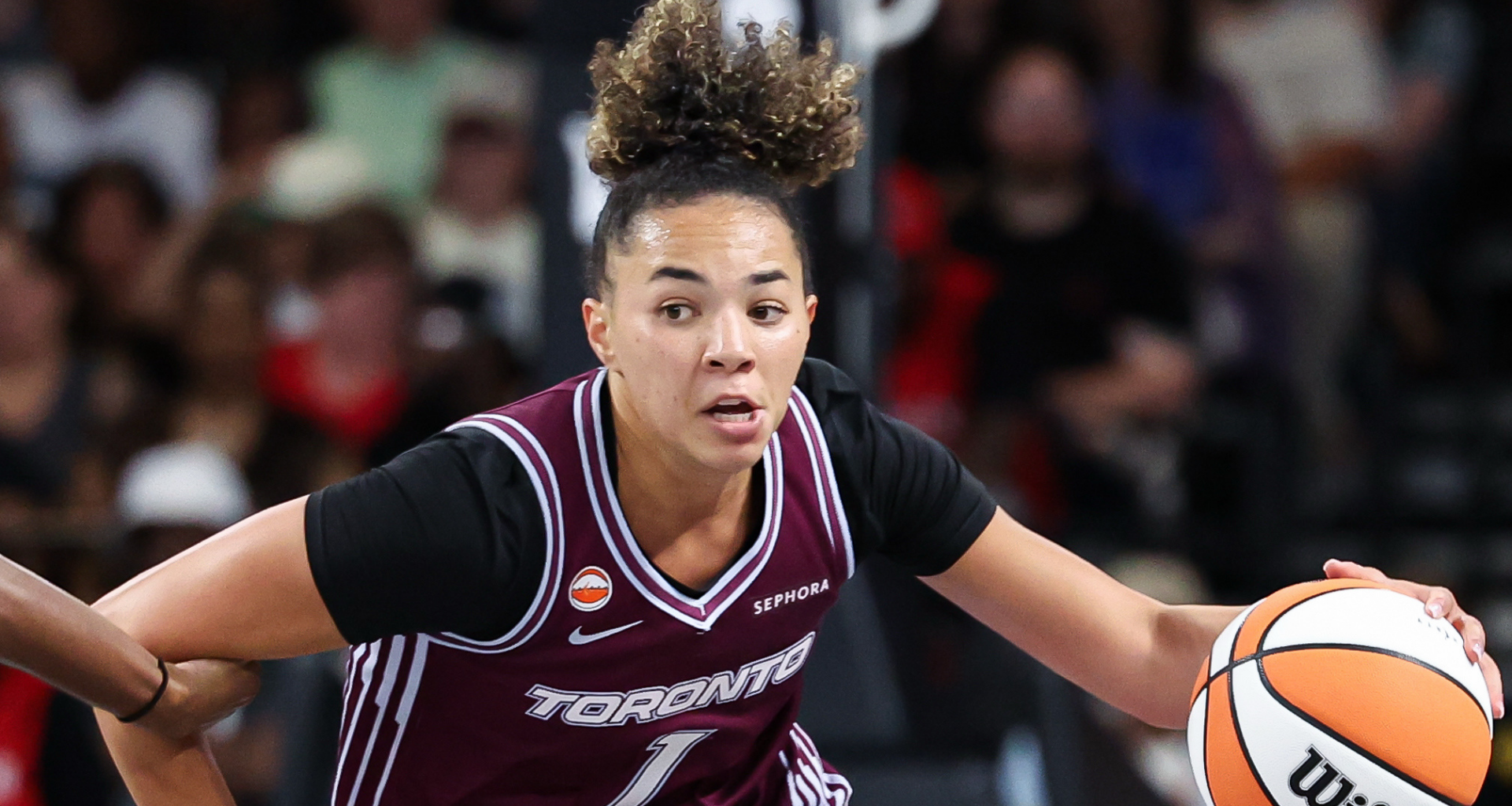 Kiki Rice of the Toronto Tempo WNBA