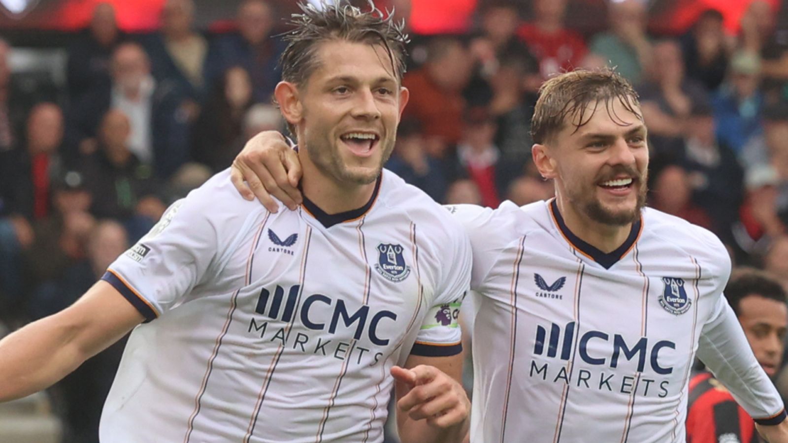 James Tarkowski scored in the 91st minute to earn Everton a point