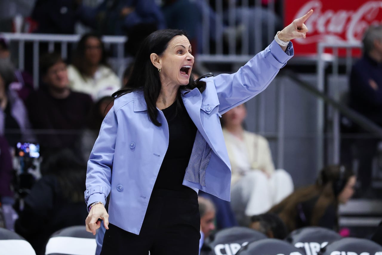 Toronto Tempo female basketball coach.