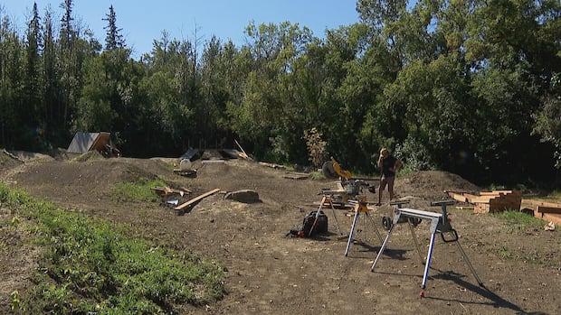 Mountain bikers behind first-of-its-kind park in Edmonton forced to delay its opening again