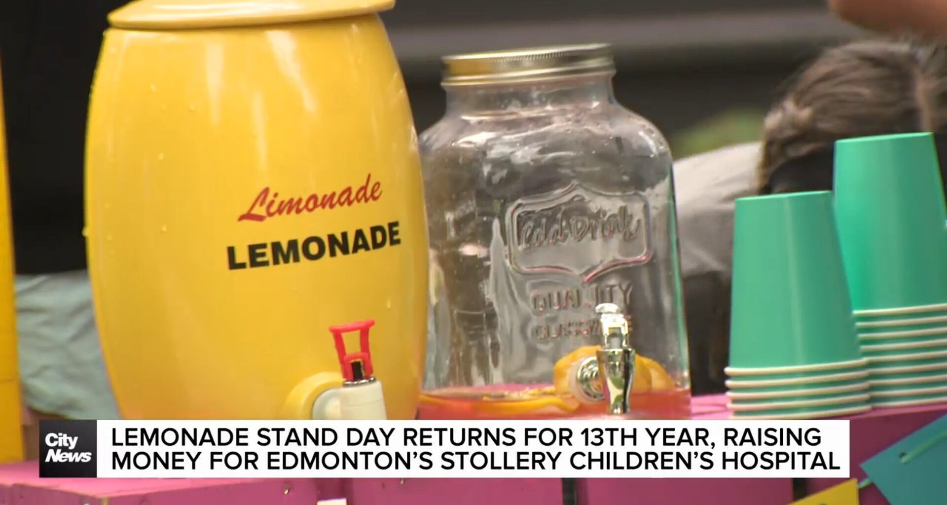 Lemonade stand day returns for 13th year, raising money for Edmonton's Stollery Children's Hospital