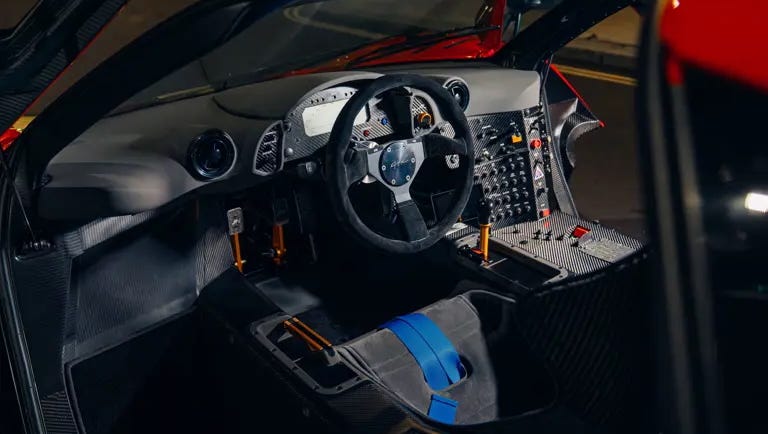 1996 mclaren f1 gtr auction driving interior