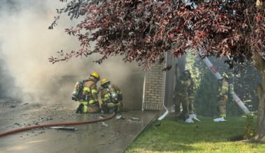 Fire crews respond to garage fire at SE Calgary home