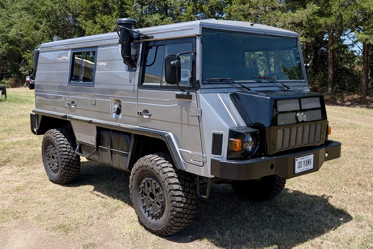 Wave at the Cute Little Hummers from This Steyr-Puch Pinzgauer 716K