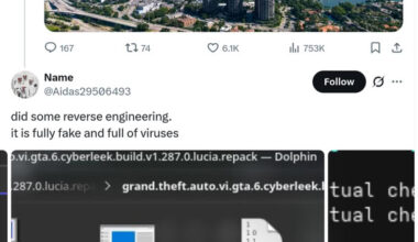 Fake "Leaked" GTA VI Build Hides Malware in 113 GB of Empty Code