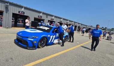 What was the deal with Denny Hamlin and Chase Briscoe's Iowa brakes?