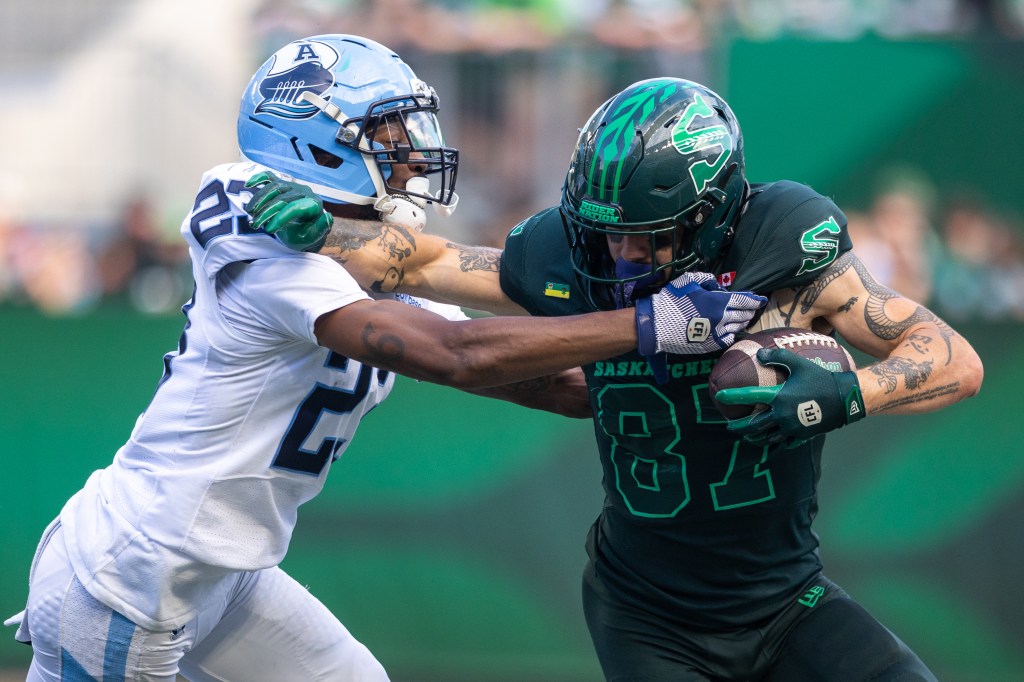 Roughriders mount comeback to beat Argonauts 28-24