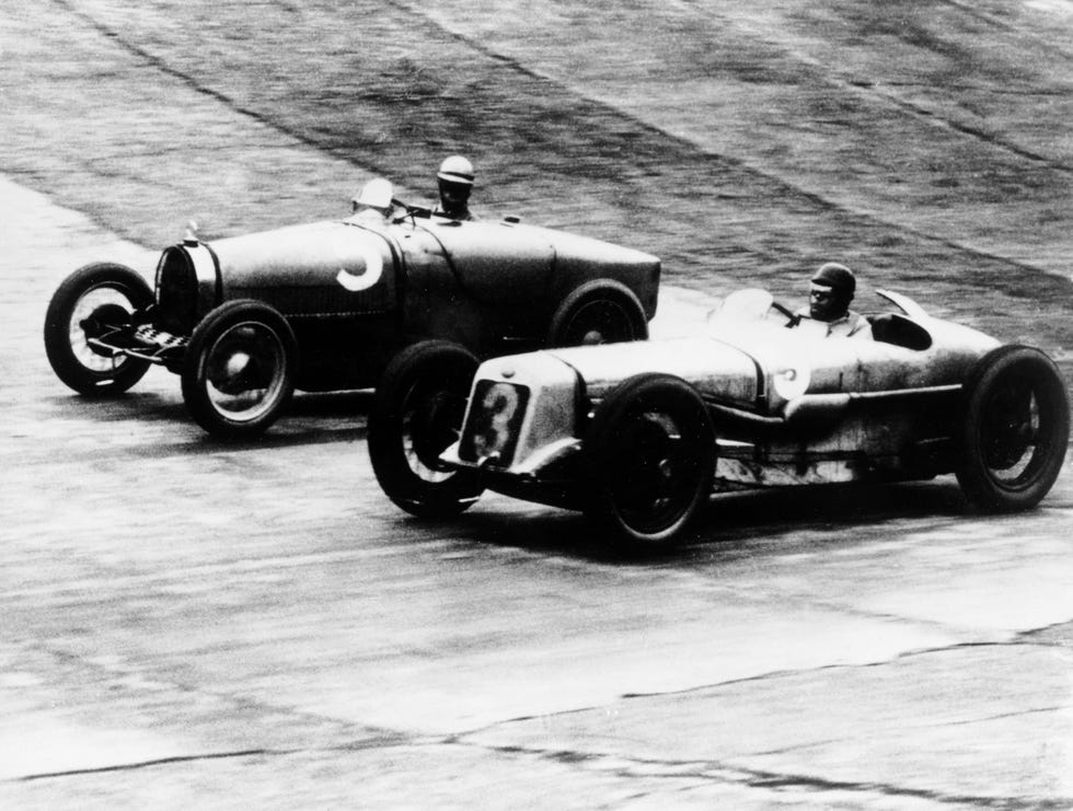 British Grand Prix, Brooklands, Surrey, 1927. British Grand Prix, Brooklands, Surrey, 1927.