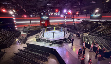 A revamped UFC Meta Apex seen on Monday, Aug. 10, 2026. (Mick Akers/Las Vegas Review-Journal)