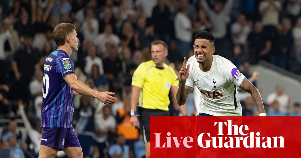 Spurs 5-1 Charlton, Newcastle 3-2 West Brom, Preston 0-4 Everton, Carabao Cup – as it happened | Carabao Cup