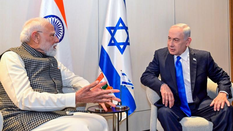 Prime Minister Narendra Modi and his Israeli counterpart Benjamin Netanyahu./File image