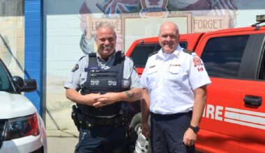VIDEO: B.C. first responders and legion welcomes the Rolling Barrage
