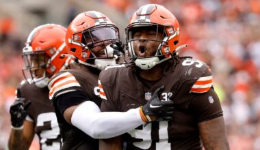 Sources: Cleveland Browns lose DE Alex Wright (Achilles) for season, add Derek Barnett