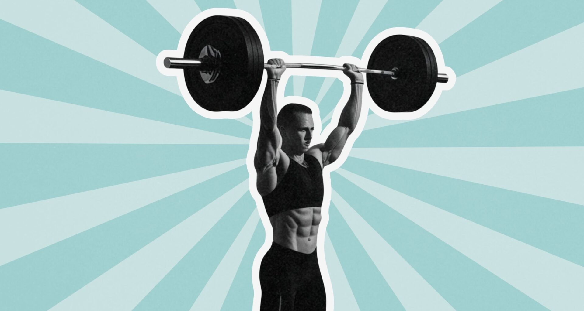 a man weightlifting to show 3 sets of 20 reps