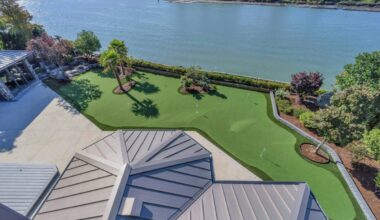 Mansion with waterfront putting green for sale on 'exclusive' island in Vancouver