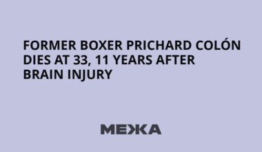 Former Boxer Prichard Colón Dies at 33, 11 Years After Brain Injury | Ukraine news
