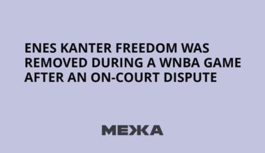 Enes Kanter Freedom Was Removed During a WNBA Game After an On-Court Dispute | Ukraine news