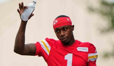 Chiefs hit by 2 training camp injuries as WRs Worthy, Allen leave practice
