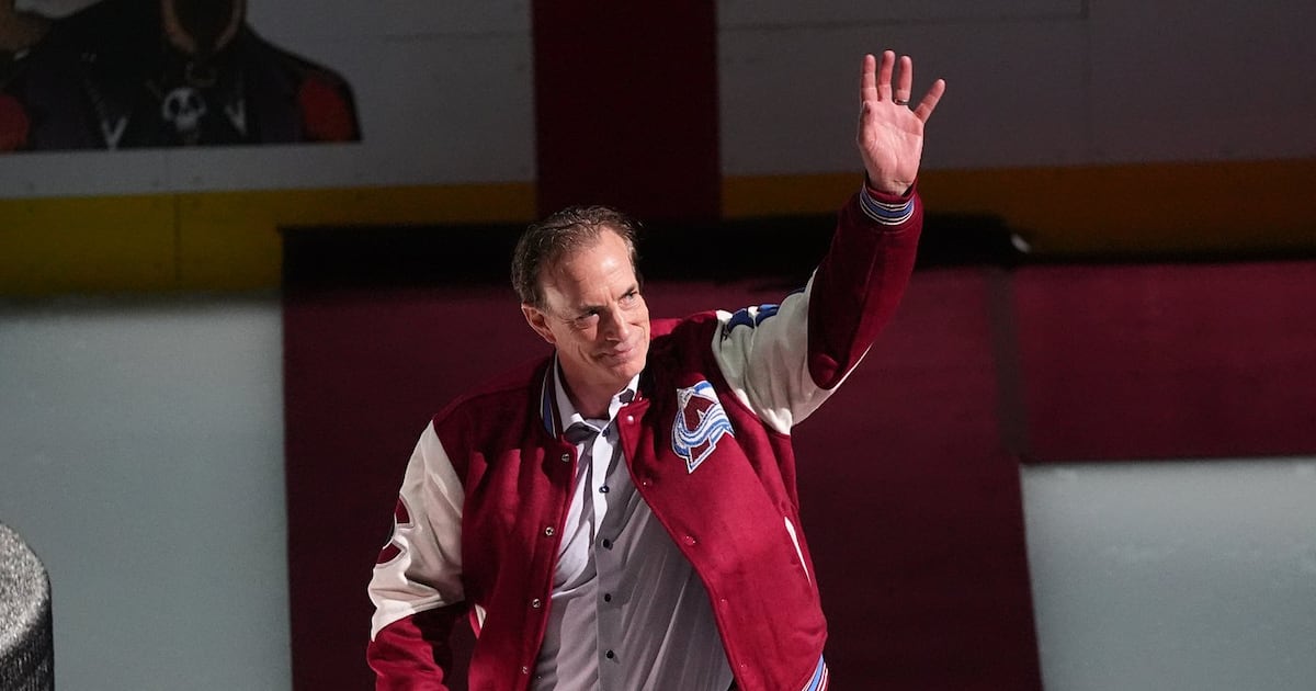 Front office exec Joe Sakic skates with Avs in alumni game as the Cale Makar extension talks roll on