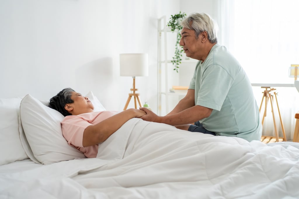 Physical intimacy often ebbs in couples where one partner has dementia, but it is rarely spoken about. Photo: Shutterstock