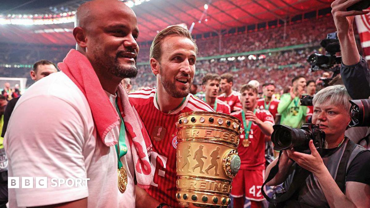Vincent Kompany and Harry Kane helped Bayern Munich to the German Double last season