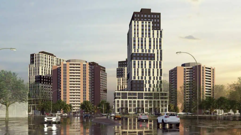 residents oppose proposed highrise development in east mississauga.
