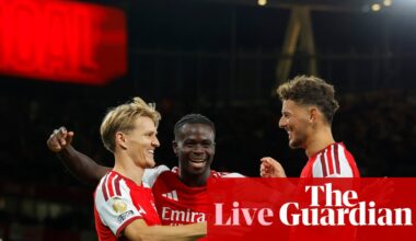 Arsenal 3-0 Coventry City: Premier League – as it happened | Premier League