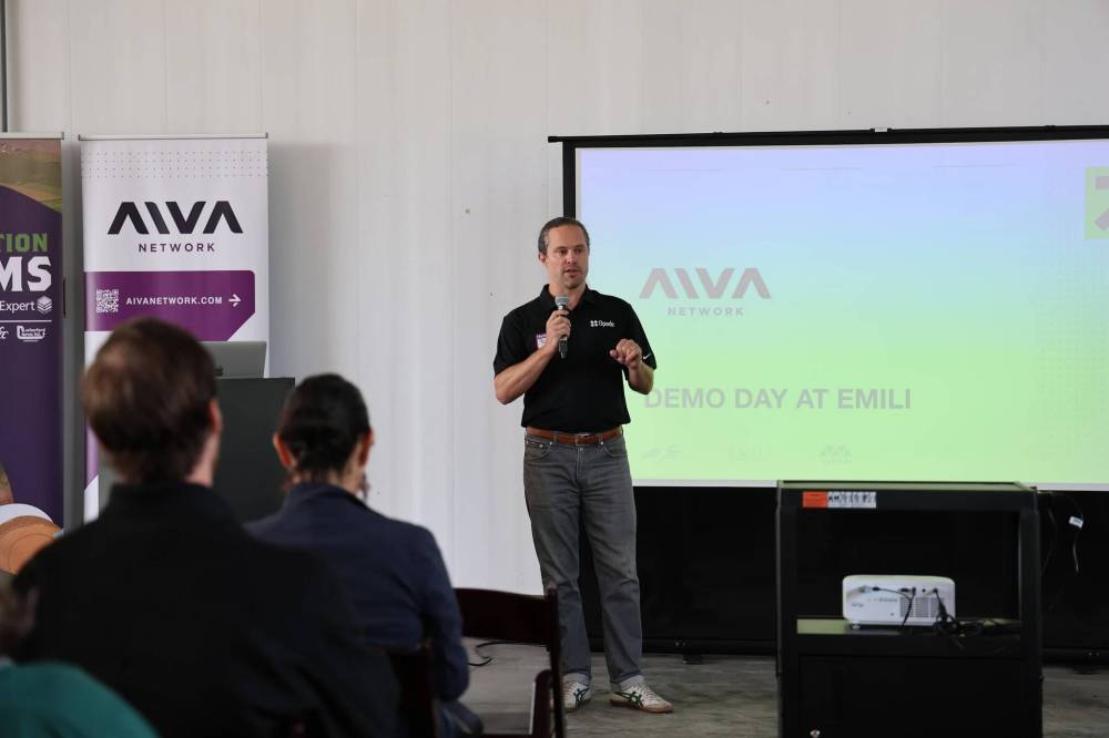 SUPPLIED PHOTO
“(It’s) great to be in Manitoba,” said Peter Frey, chief operating officer at Spade Technologies, a California-based company that creates AI-powered dairy intelligence and forecasting technologies.