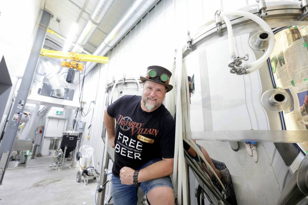 Ruth Bonneville / Free Press
Scott Tackaberry, owner of Dastardly Villain Ale Works