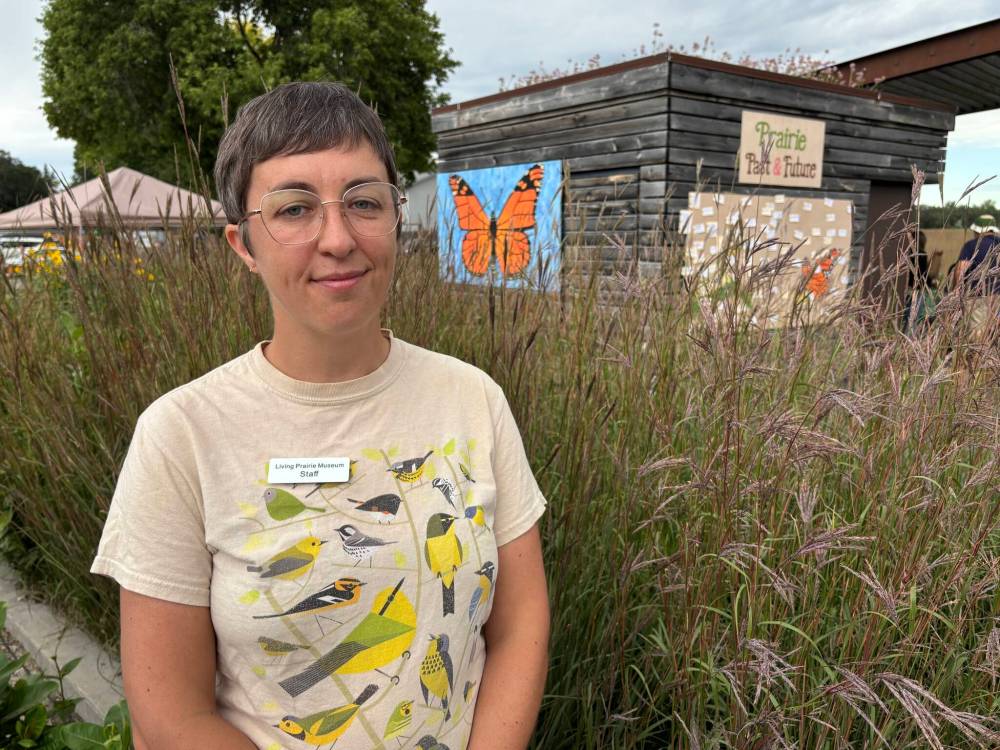 AARON EPP / FREE PRESS
A new revitalization project will allow more people to experience the Living Prairie Museum, said Marika Olynyk, curator.