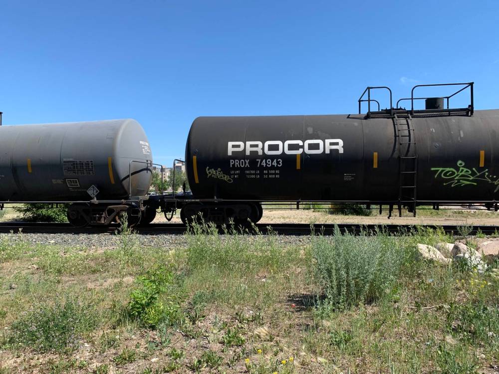 File
Dangerous goods travel by rail through Winnipeg