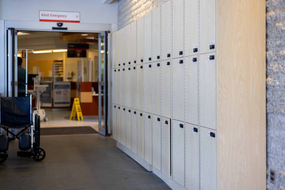 SUPPLIED
The amnesty lockers at HSC have been in place for nearly four years and are located at security checkpoints.