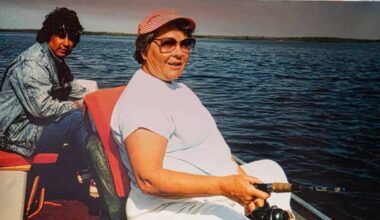 SUPPLIED
                                Fishing was one of Betty Gyles’ many passions. Gyles died last year.