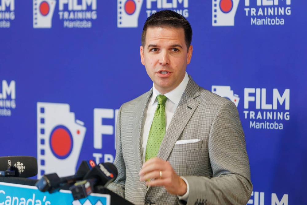 MIKE DEAL / FREE PRESS
‘Pam Grier was such a huge get for us,’ says Adam Smoluk, executive director of Film Training Manitoba, while announcing Thursday in Winnipeg that the blaxploitation legend will be the keynote speaker at the Supporting Women in Film Trades conference in October.
