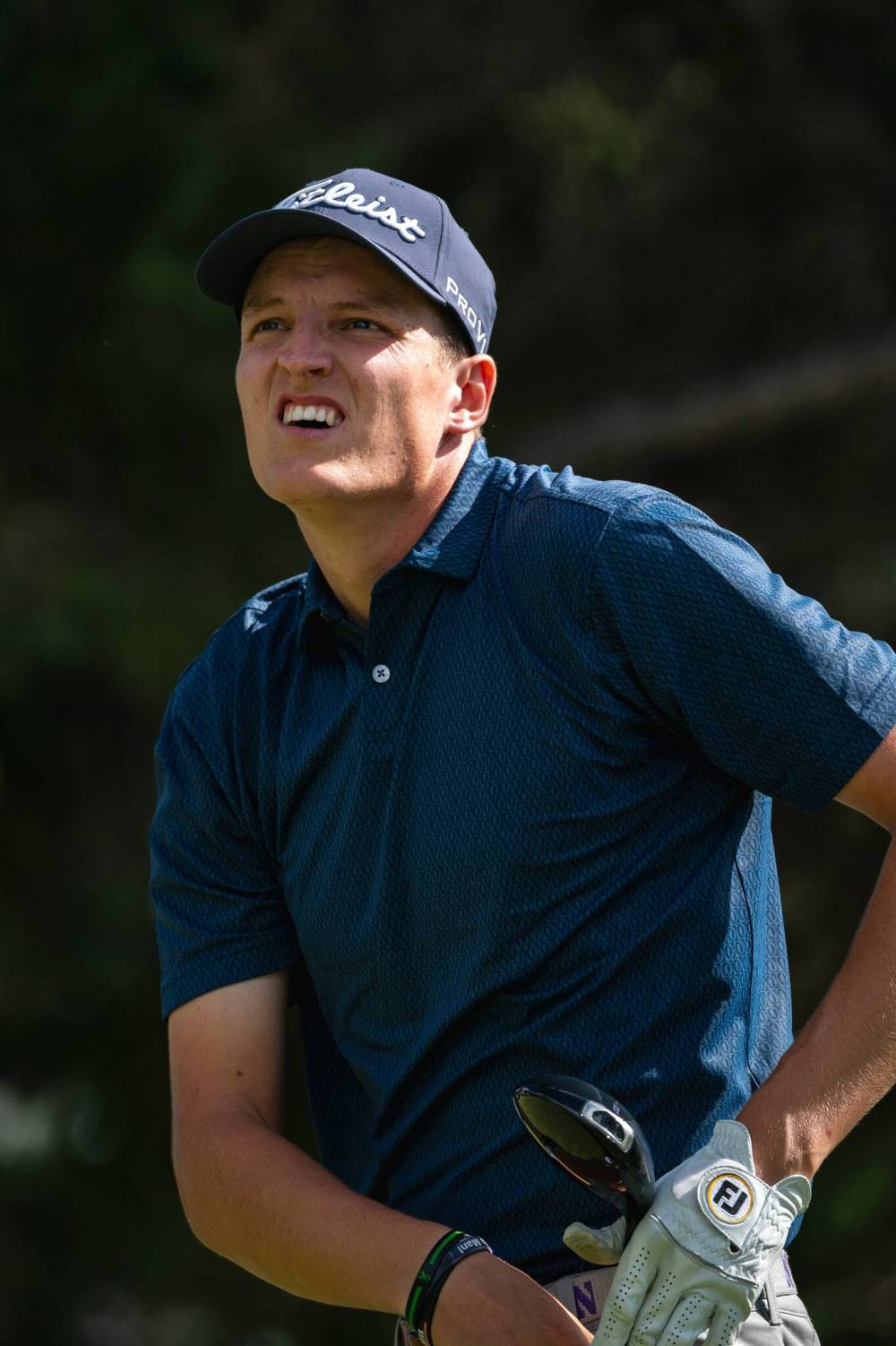 MEG ROBINSON OF PGA TOUR AMERICAS
Daniel Svard, of Sweden, watches a shot at the Manitoba Open on Saturday. Savard holds a two-shot lead heading into the event's final round.